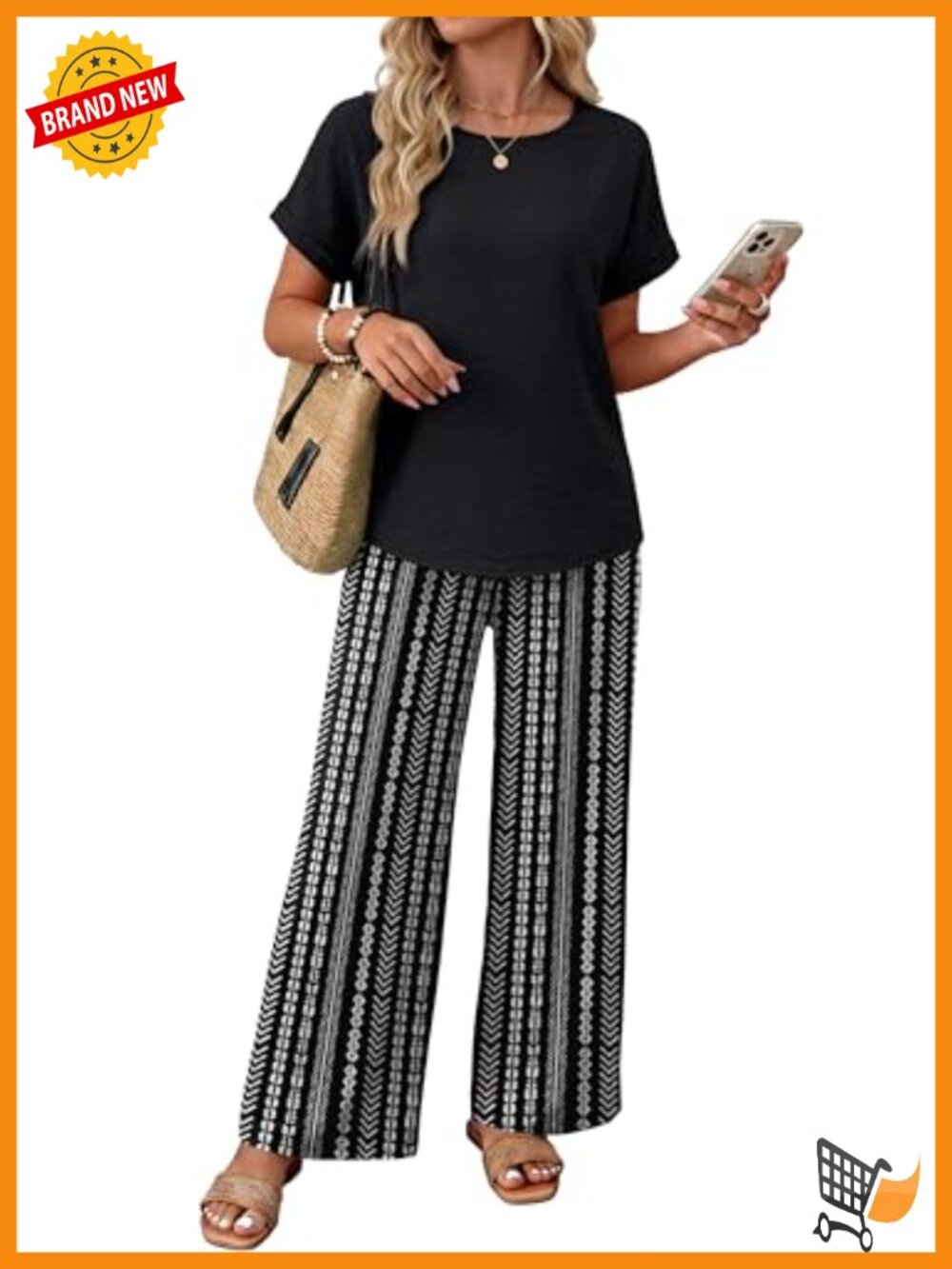 Women's 2 Piece Lounge Set Pleated Lightweight Vacation Outfit S-2XL